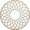 Ekena Millwork Cannes Wood Fretwork Pierced Ceiling Medallion, Birch, 34"OD x 11 5/8"ID x 3/8"T CMWP34X34X0375CNBI - alternate 1